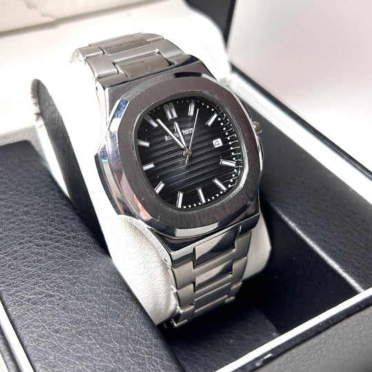 Audemars Piguet Royal Oak Nautilus For Him - Silver with Black Dial