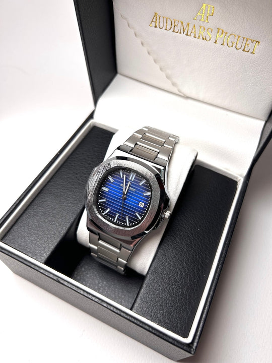 Audemars Piguet Royal Oak Nautilus For Him - Silver with Blue Dial