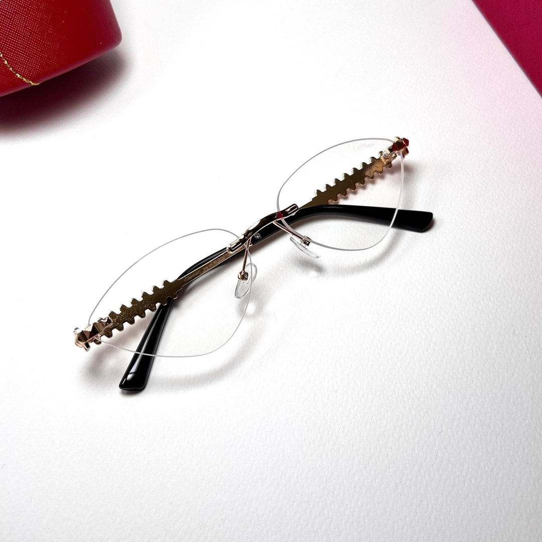 Cartier Clash De Cartier Cat Eye – Nude Transparent