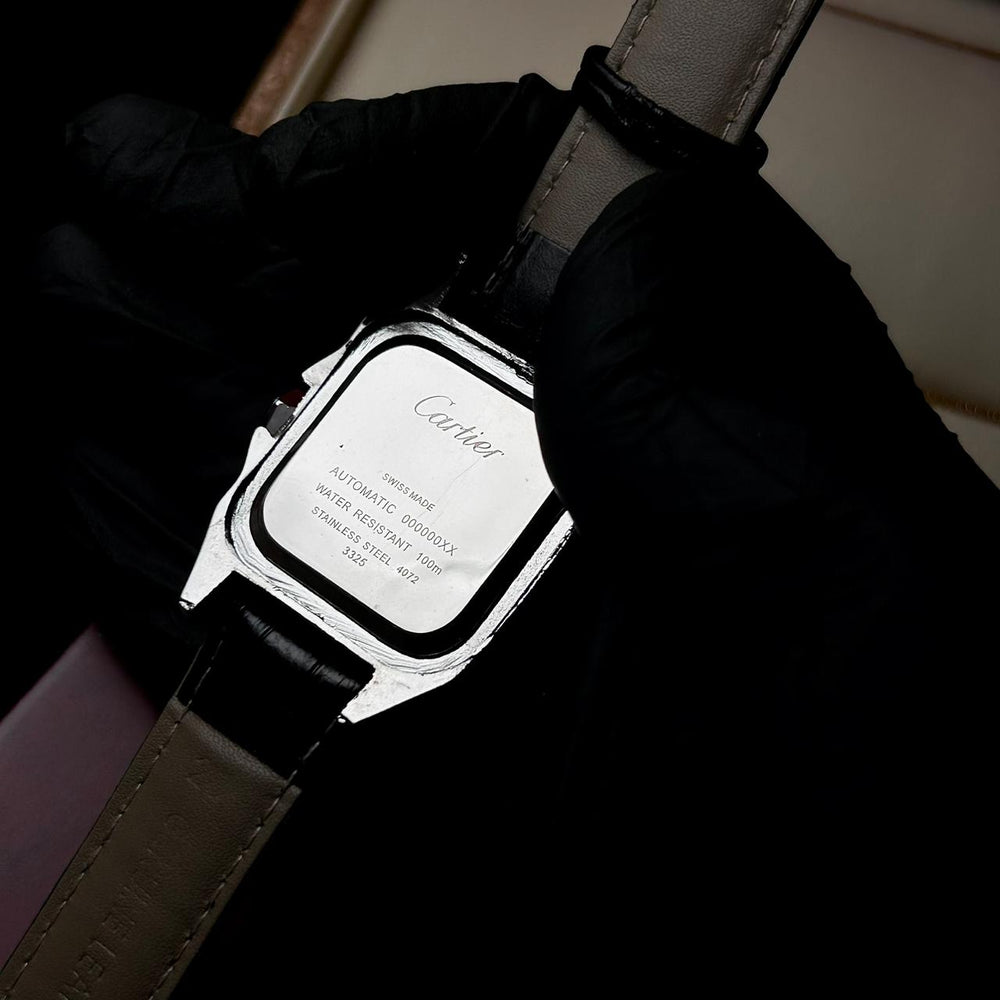 Cartier Santos Dumont Leather Classic For Her – Black