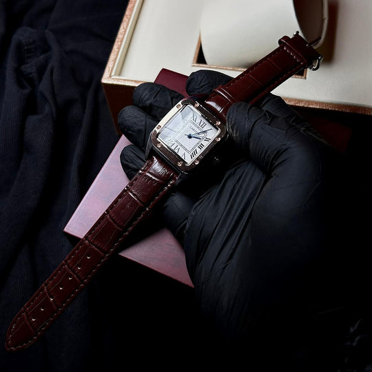 Cartier Santos Dumont Leather Classic For Her – Brown