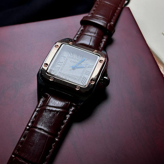 Cartier Santos Dumont Leather Classic For Her – Brown