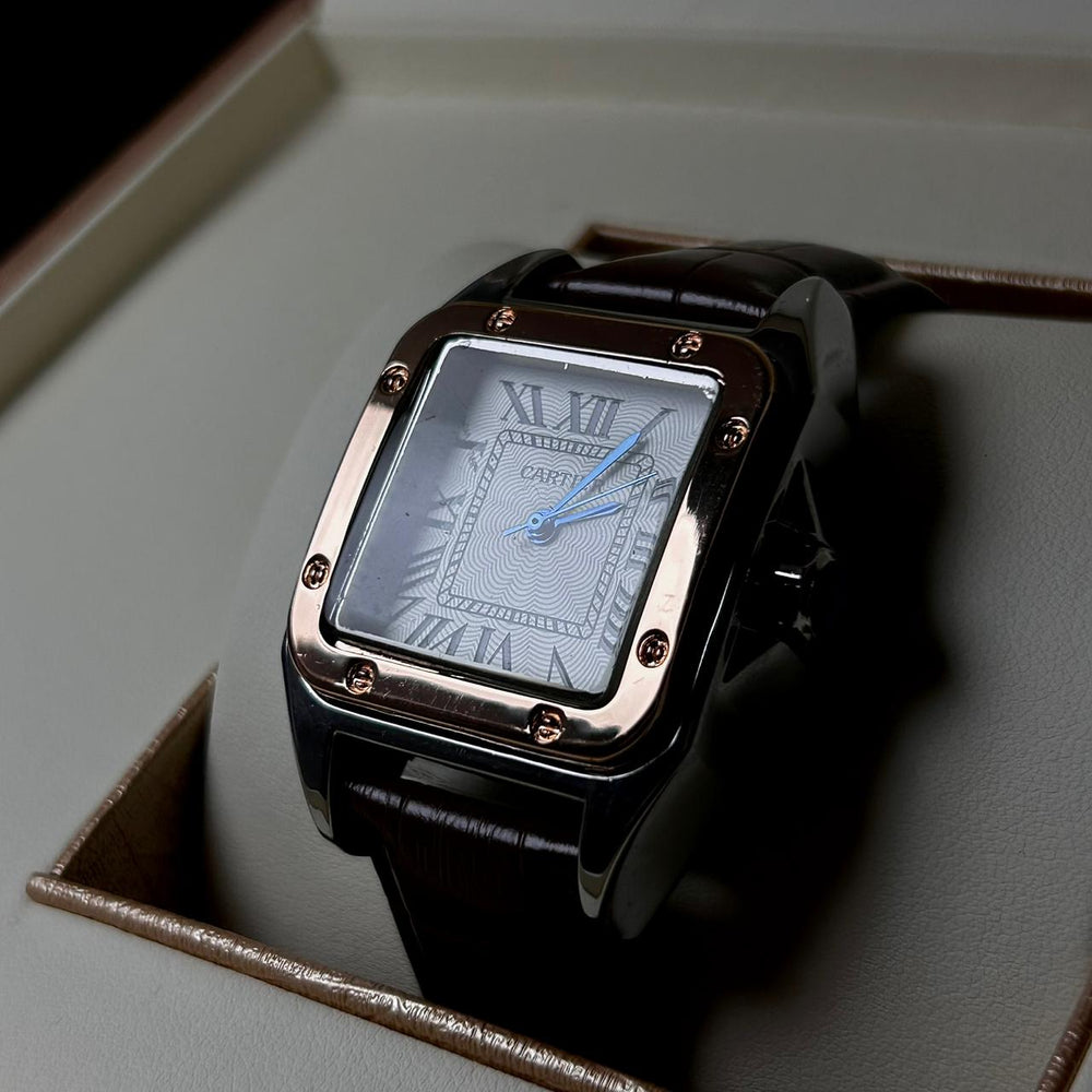 Cartier Santos Dumont Leather Classic For Her – Brown