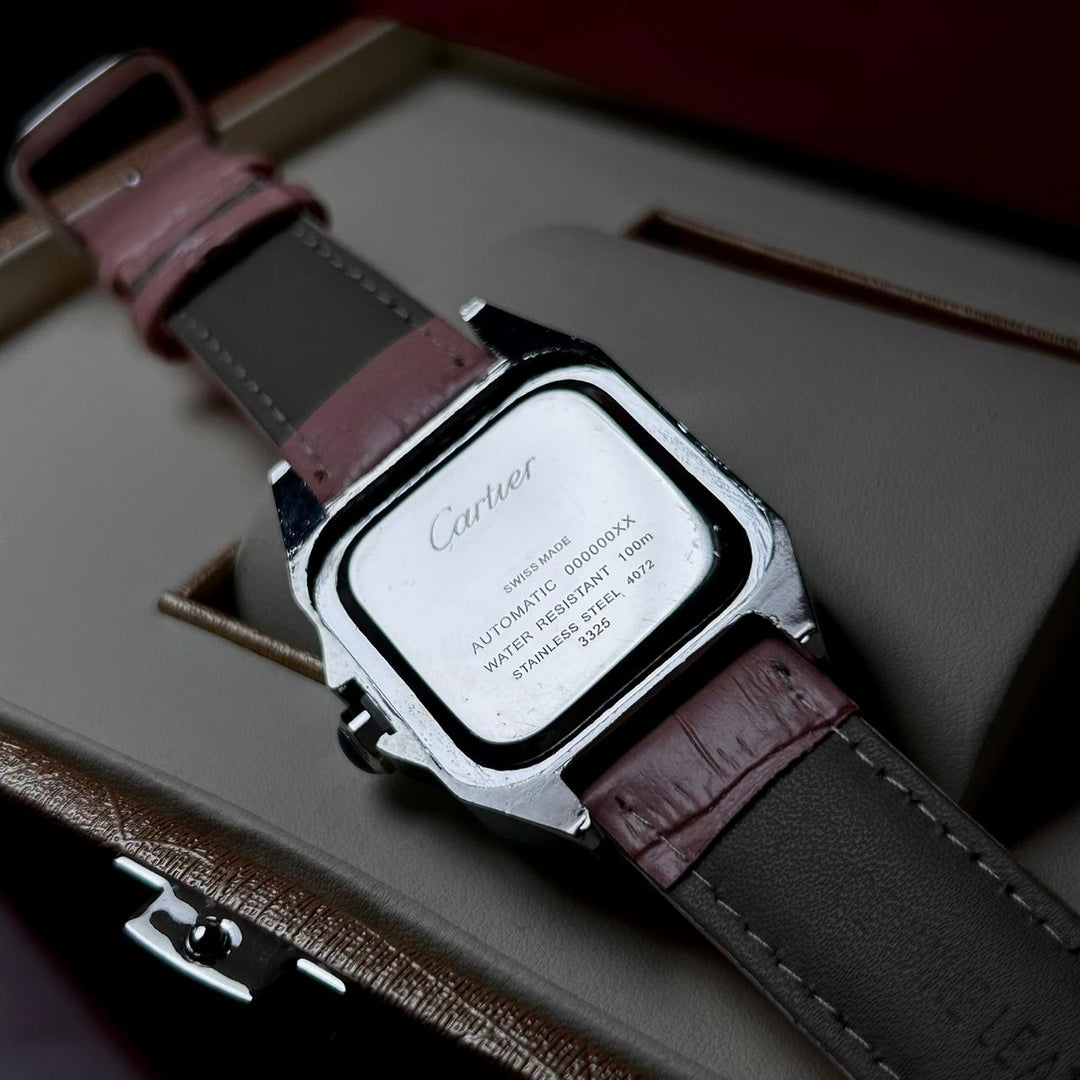Cartier Santos Dumont Leather Classic For Her – Pink