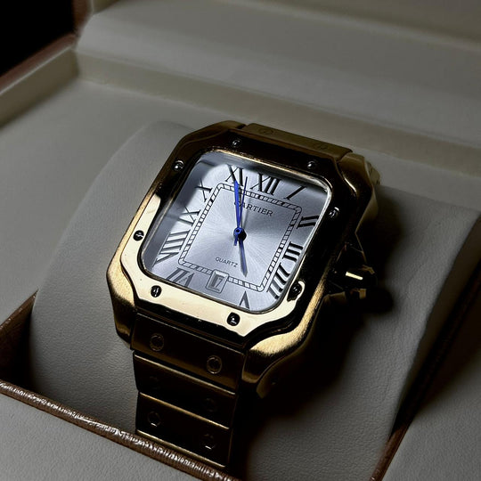 Cartier Santos For Him - Gold