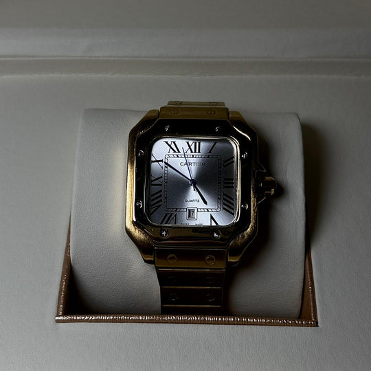 Cartier Santos For Him - Gold