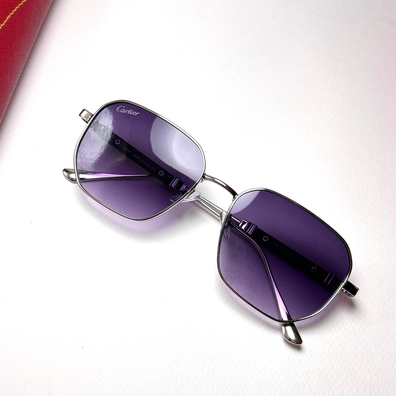 Cartier Signature C T09100 Square - Purple Gradient