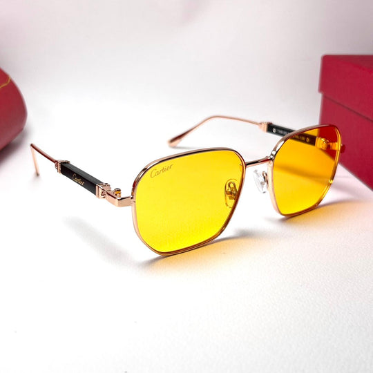 Cartier Signature C T09100 Square - Yellow