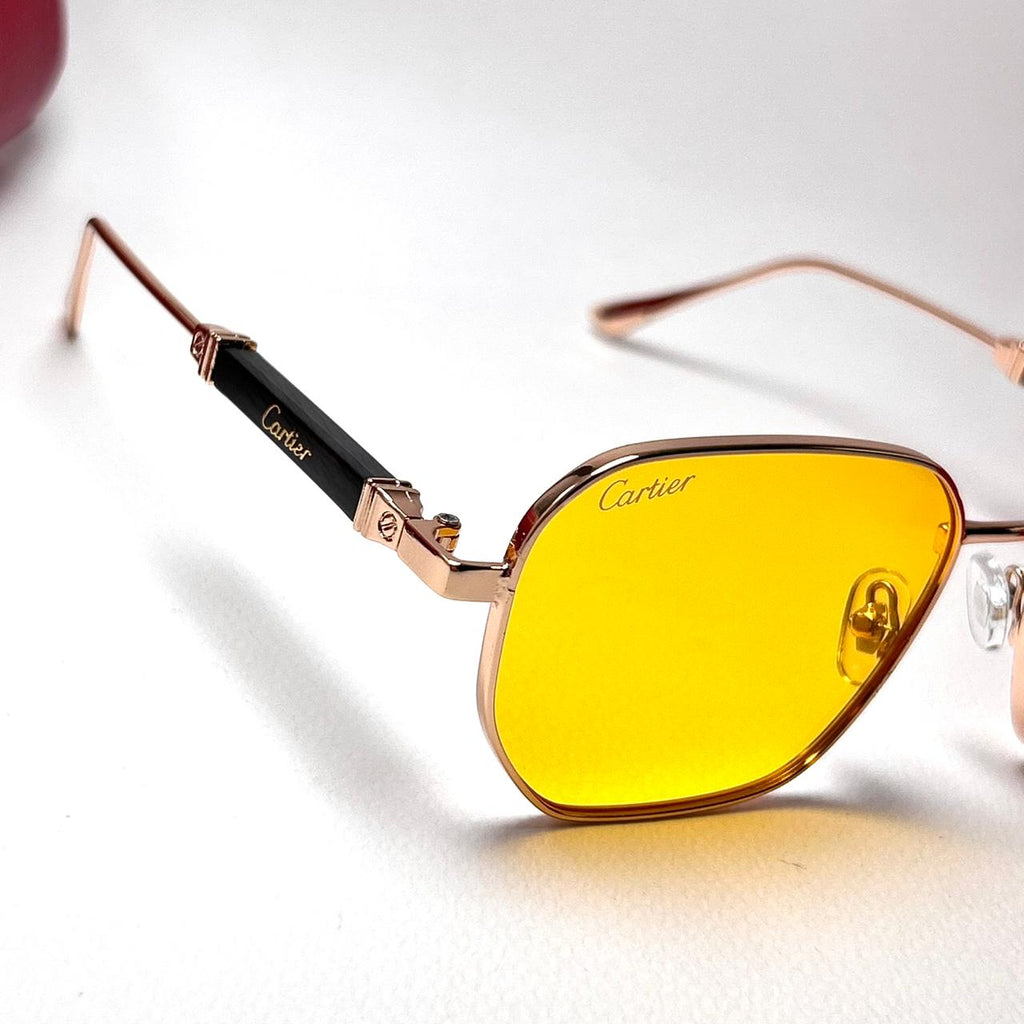 Cartier Signature C T09100 Square - Yellow