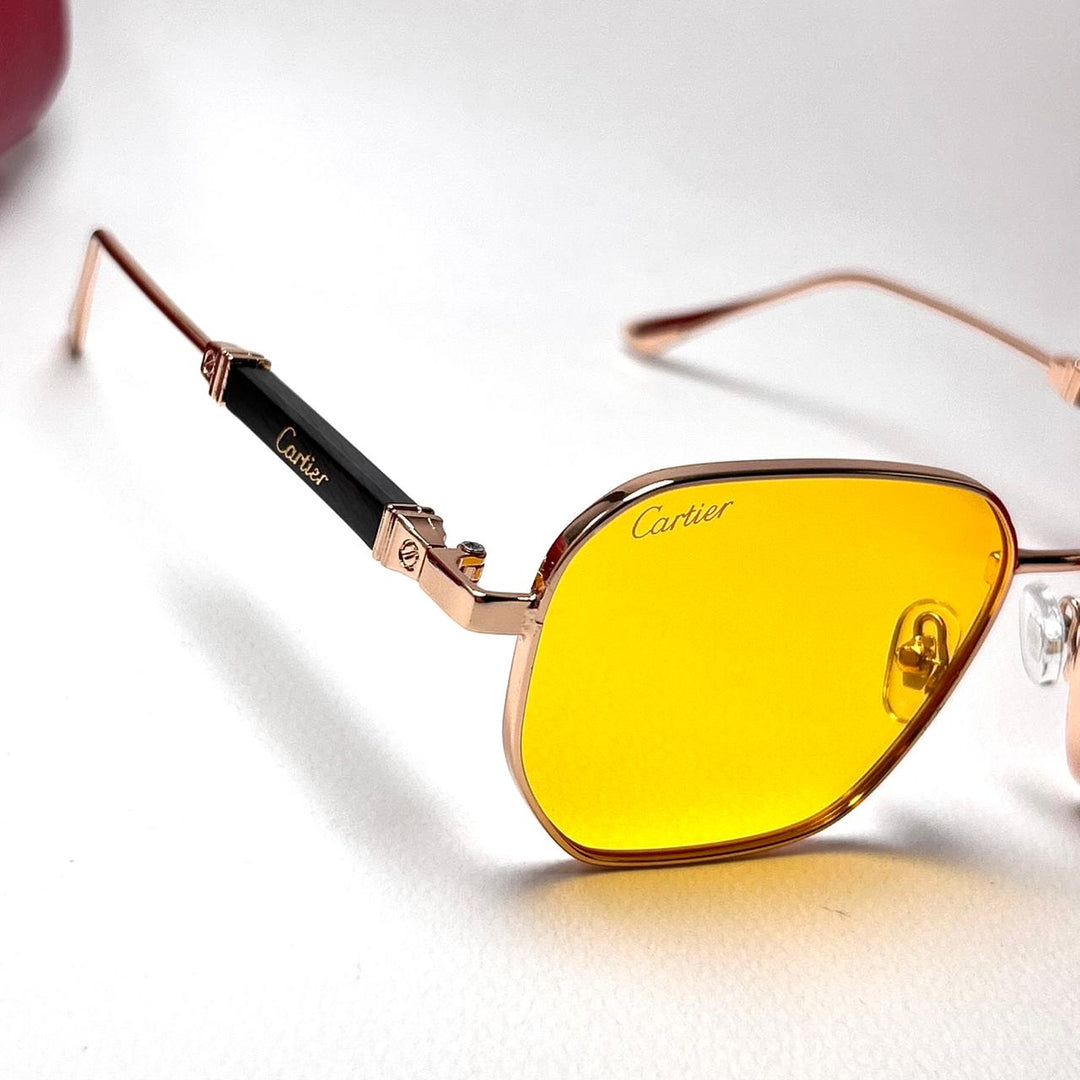 Cartier Signature C T09100 Square - Yellow