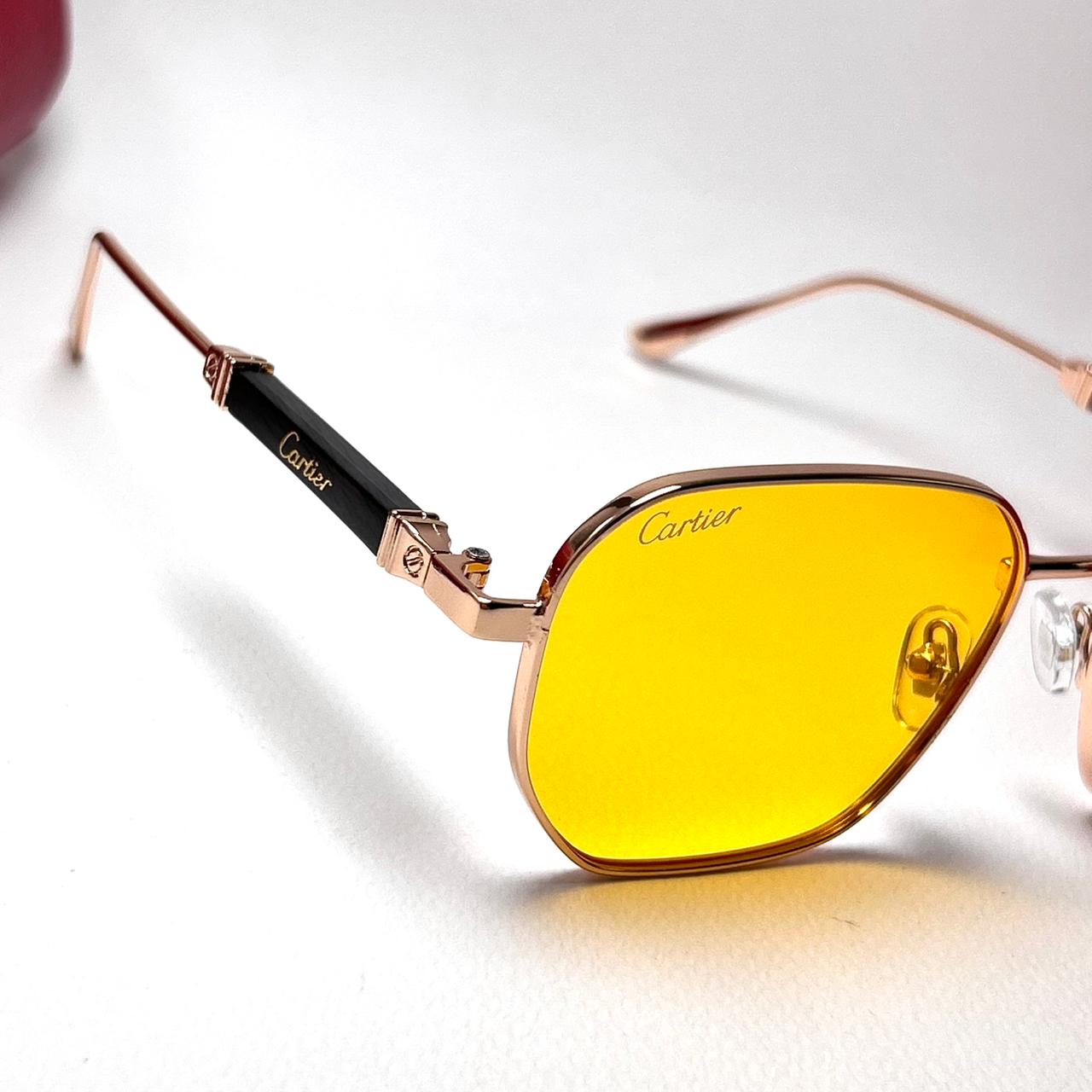Cartier Signature C T09100 Square - Yellow