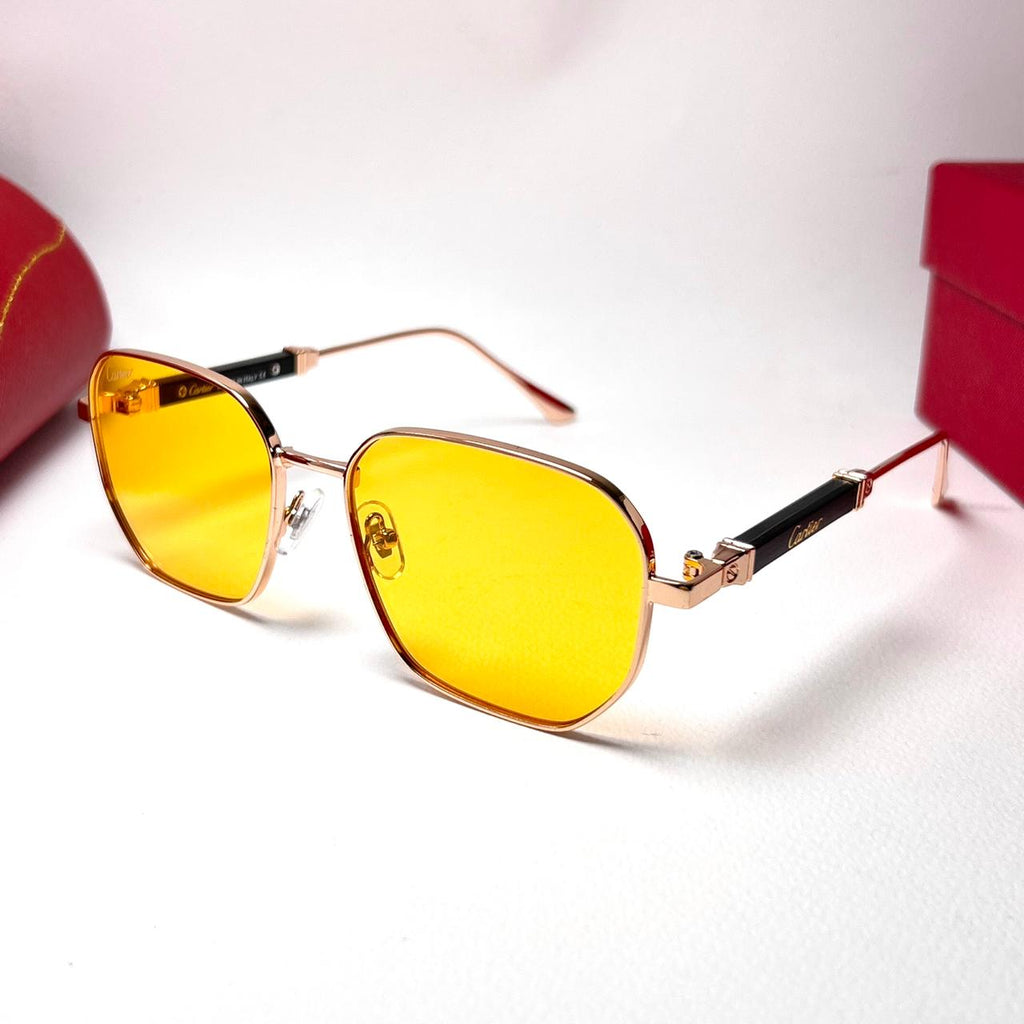 Cartier Signature C T09100 Square - Yellow