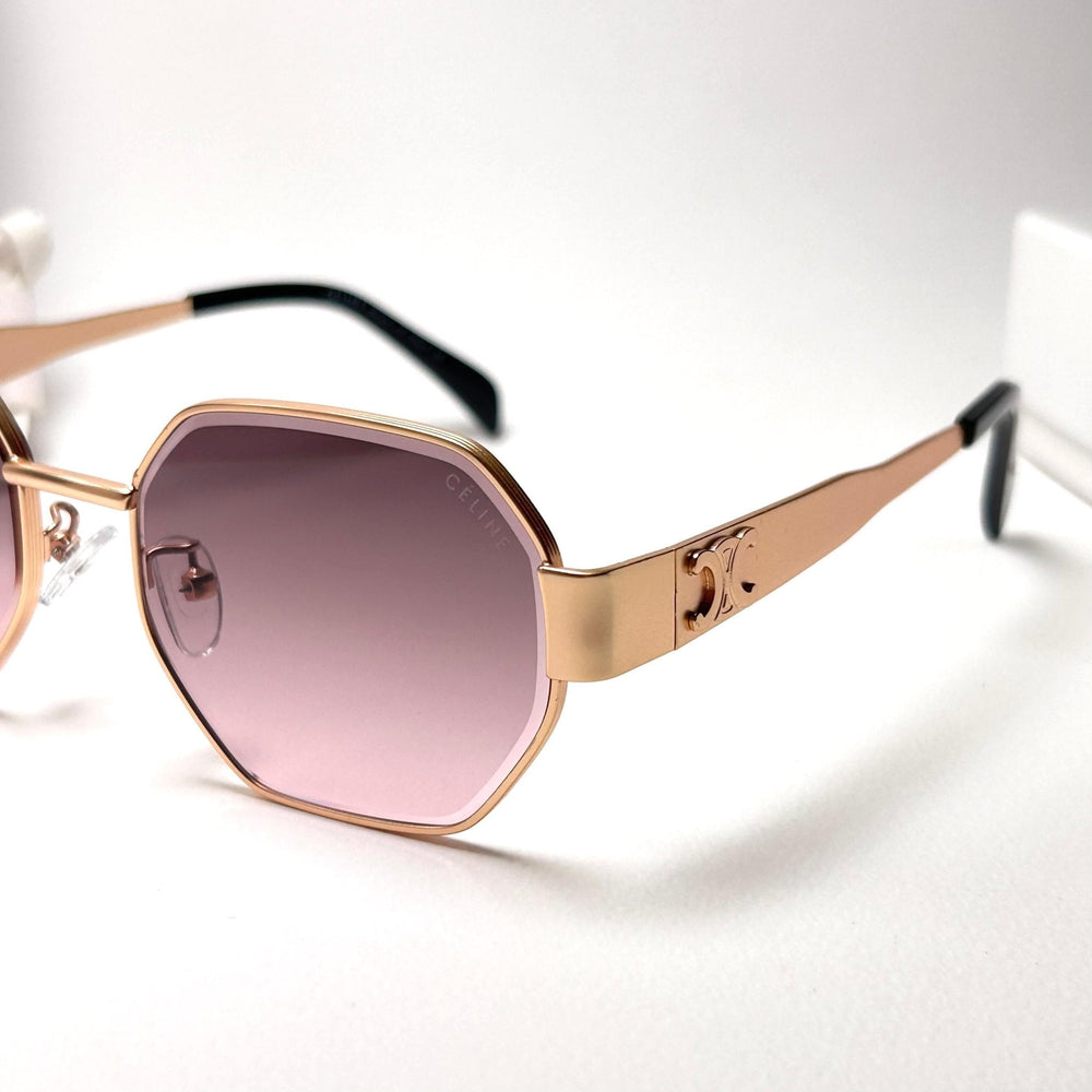 Celine Octagonal – Gold & Mixed Berries