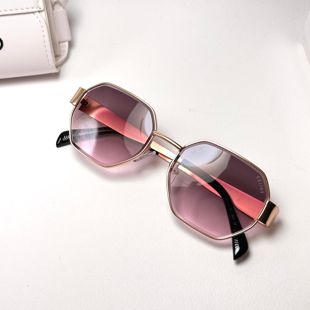 Celine Octagonal – Gold & Mixed Berries