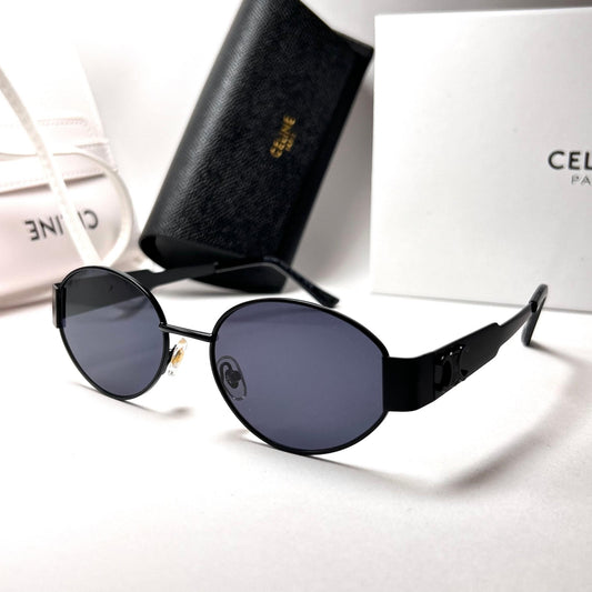 Celine Retro Oval – Full Black