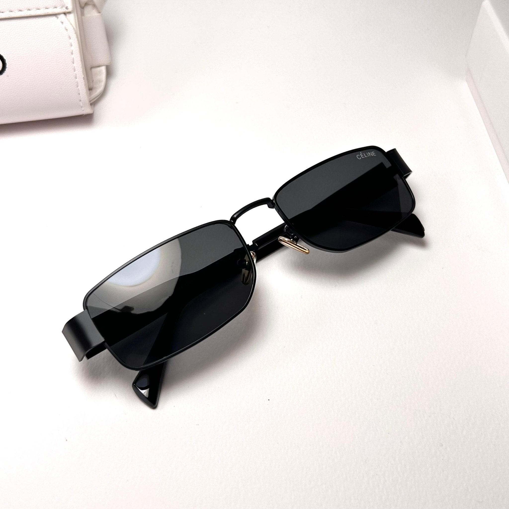 Celine Triomphe 01 Rectangular – Full Black