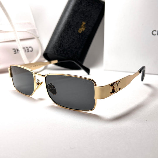 Celine Triomphe 01 Rectangular – Golden Black