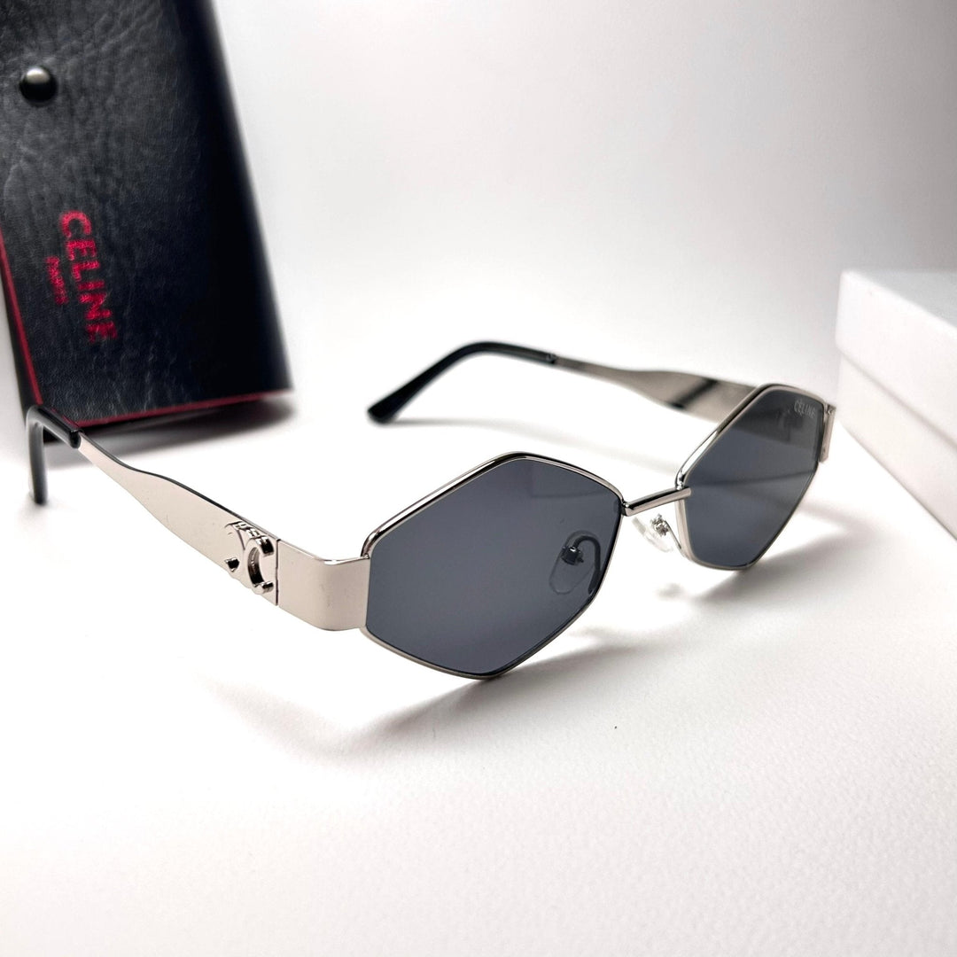 Celine Triomphe Geo - Silver Black
