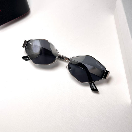 Celine Triomphe Geo - Silver Black