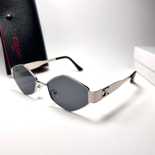 Celine Triomphe Geo - Silver Black