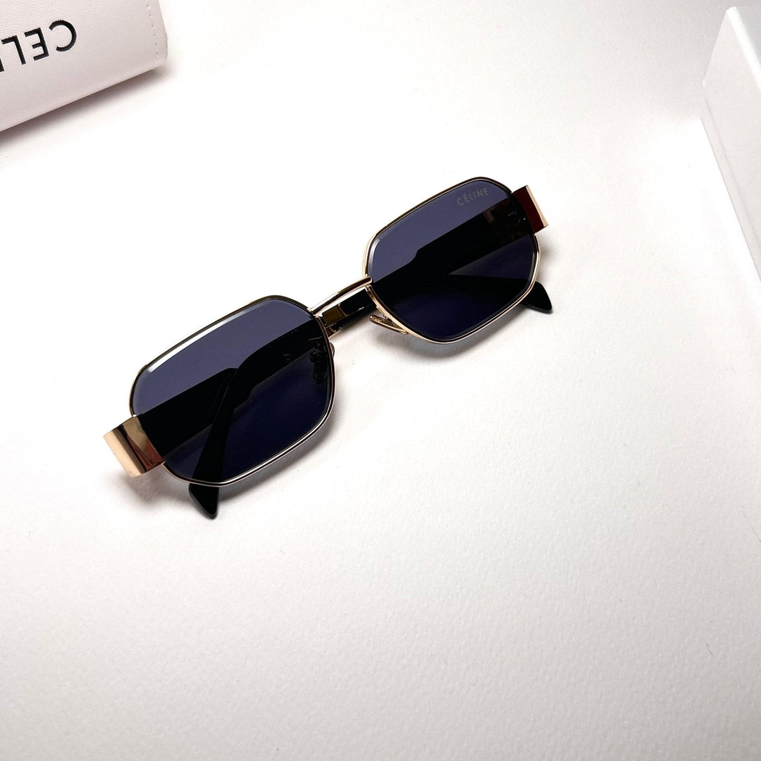 Celine Triumph Rectangle – Golden Black