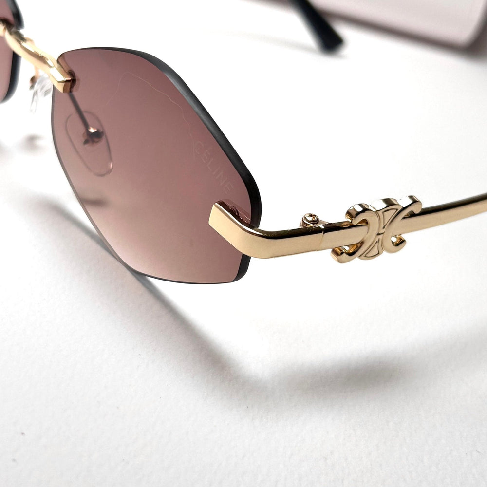Celine Triumph Rimless - Brown