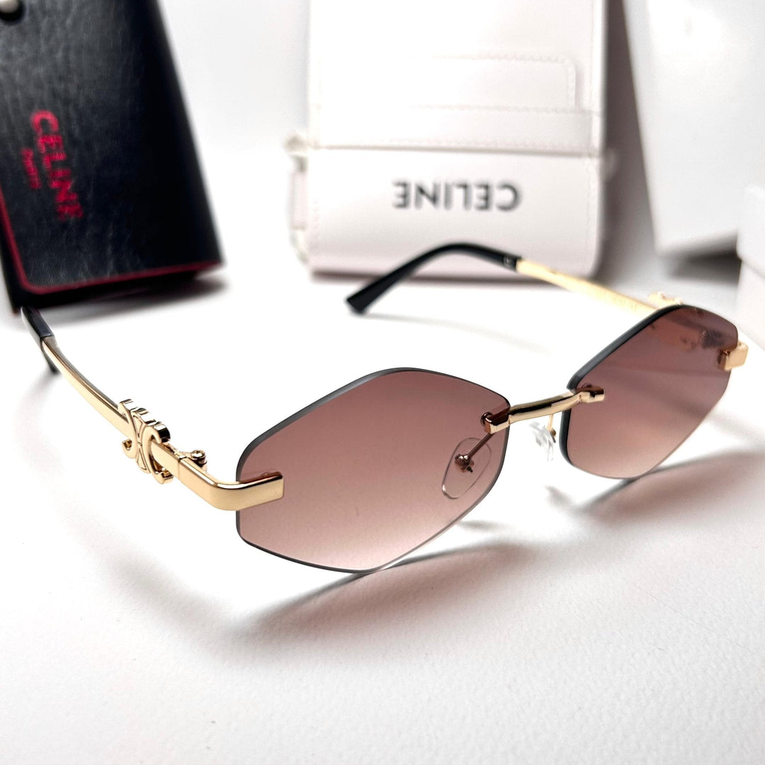 Celine Triumph Rimless - Brown