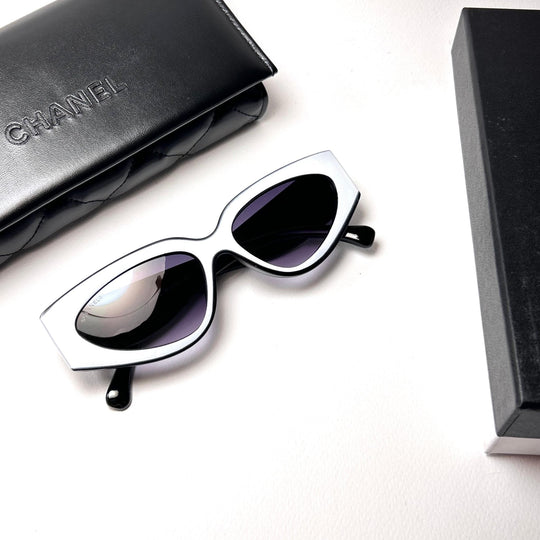 Chanel Cat Eye CH6056 - White n Purple