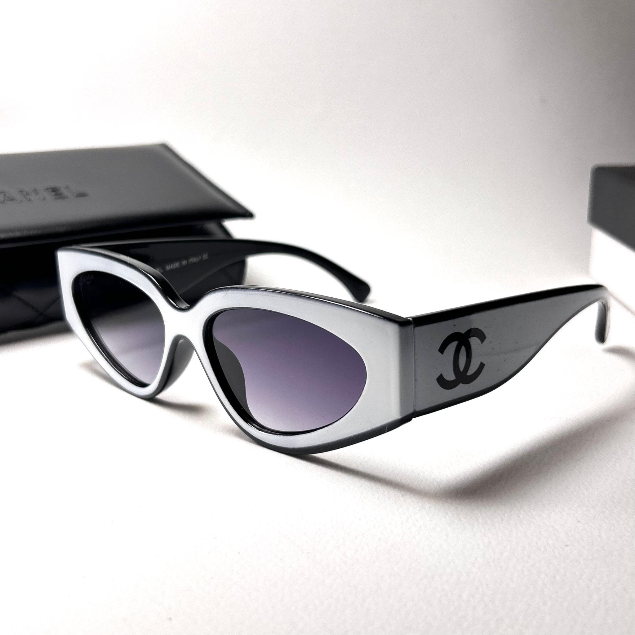 Chanel Cat Eye CH6056 - White n Purple