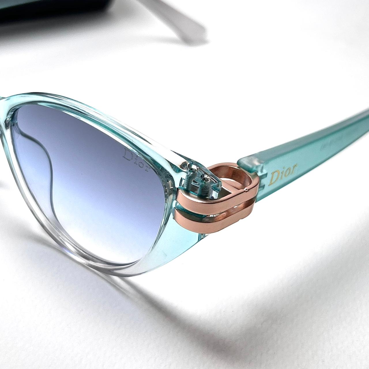 Dior B51 Cat Eye – Ice Mint Gradient