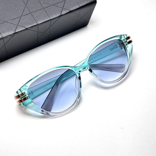 Dior B51 Cat Eye – Ice Mint Gradient