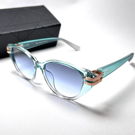 Dior B51 Cat Eye – Ice Mint Gradient