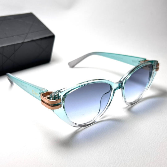Dior B51 Cat Eye – Ice Mint Gradient
