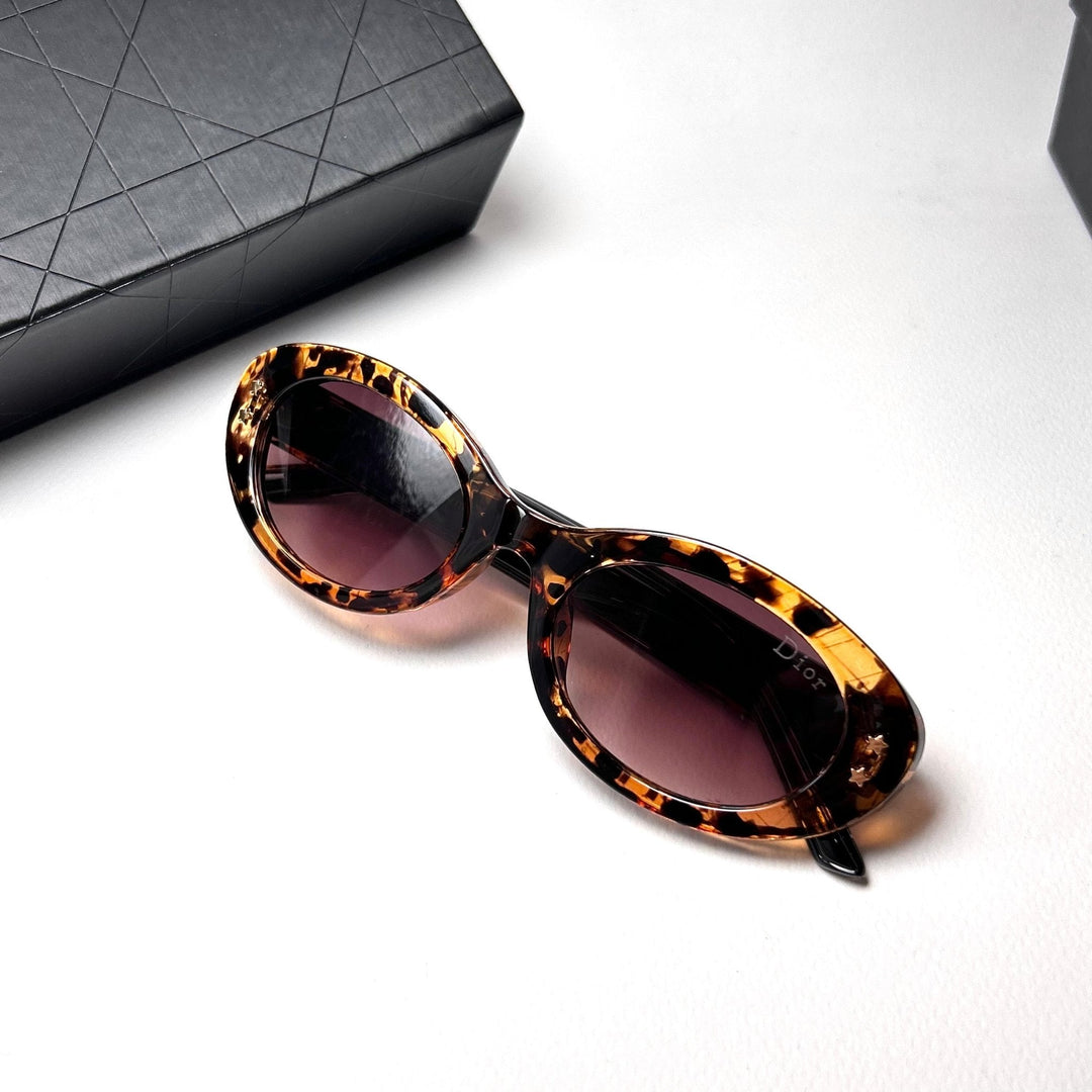 Dior Pacific B4F Oval – Havana Brown
