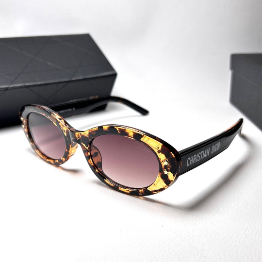 Dior Pacific B4F Oval – Havana Brown