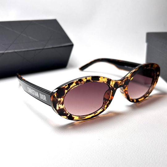 Dior Pacific B4F Oval – Havana Brown