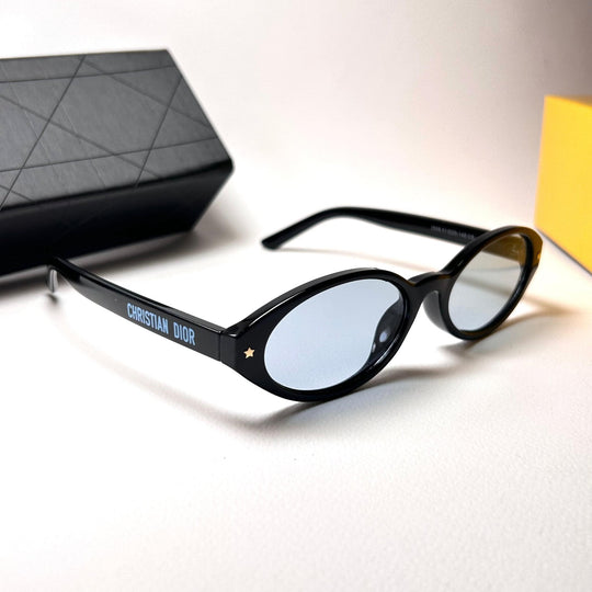 Dior Pacific Oval R1F - Black n Blue