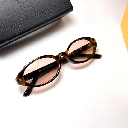 Dior Pacific Oval R1F - Peach Tortoiseshell