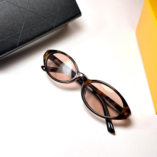 Dior Pacific Oval R1F - Peach Tortoiseshell
