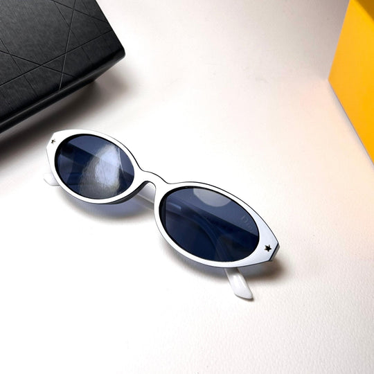 Dior Pacific Oval R1F - White Navy