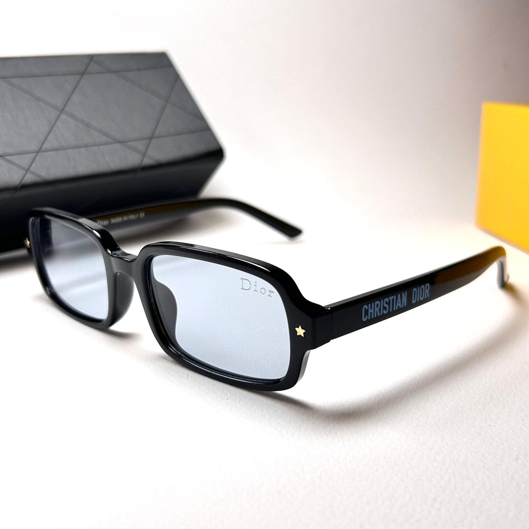 Dior Pacific Rectangular S3F – Black n Blue