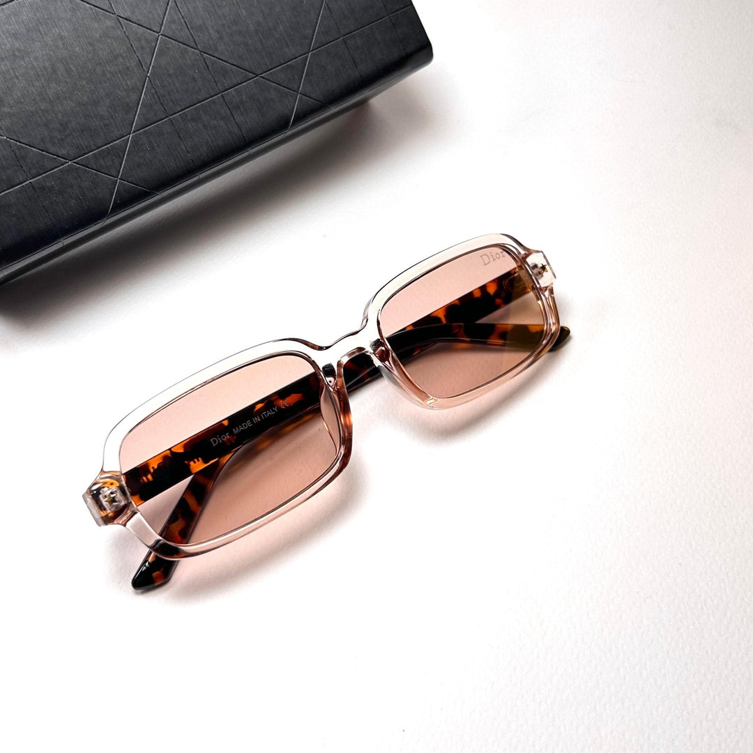 Dior Pacific Rectangular S3F - Transparent Ivory