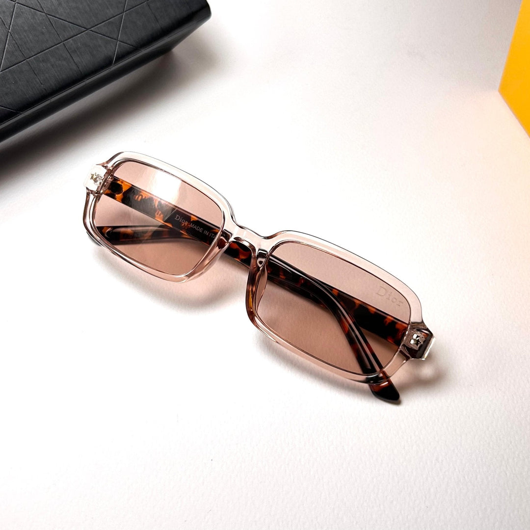 Dior Pacific Rectangular S3F - Transparent Ivory