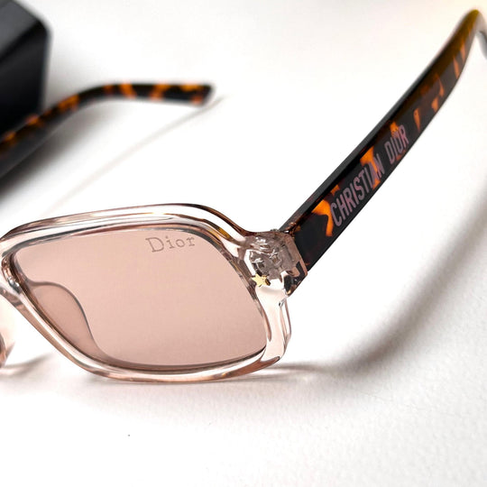 Dior Pacific Rectangular S3F - Transparent Ivory