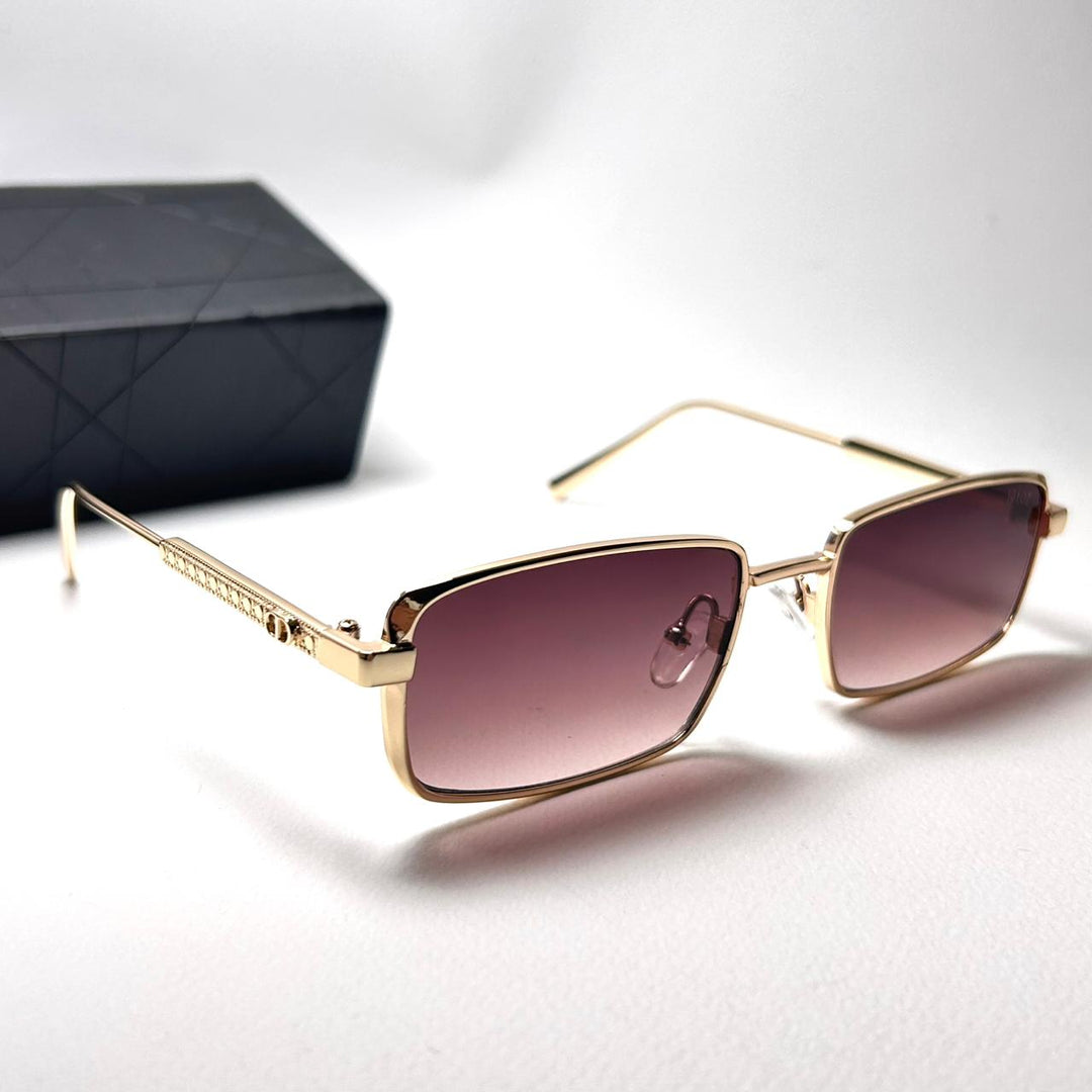 Dior Rectangular Cannage S2U - Burgundy Gradient