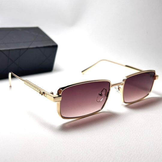 Dior Rectangular Cannage S2U - Burgundy Gradient