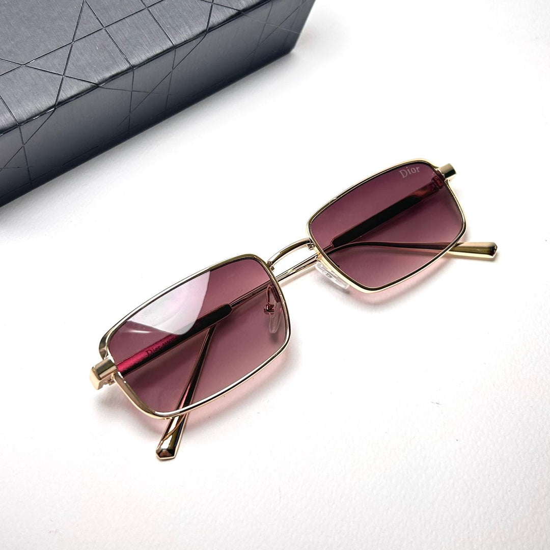 Dior Rectangular Cannage S2U - Burgundy Gradient
