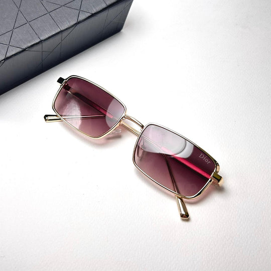 Dior Rectangular Cannage S2U - Burgundy Gradient