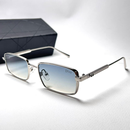 Dior Rectangular Cannage S2U - Ice Blue Gradient
