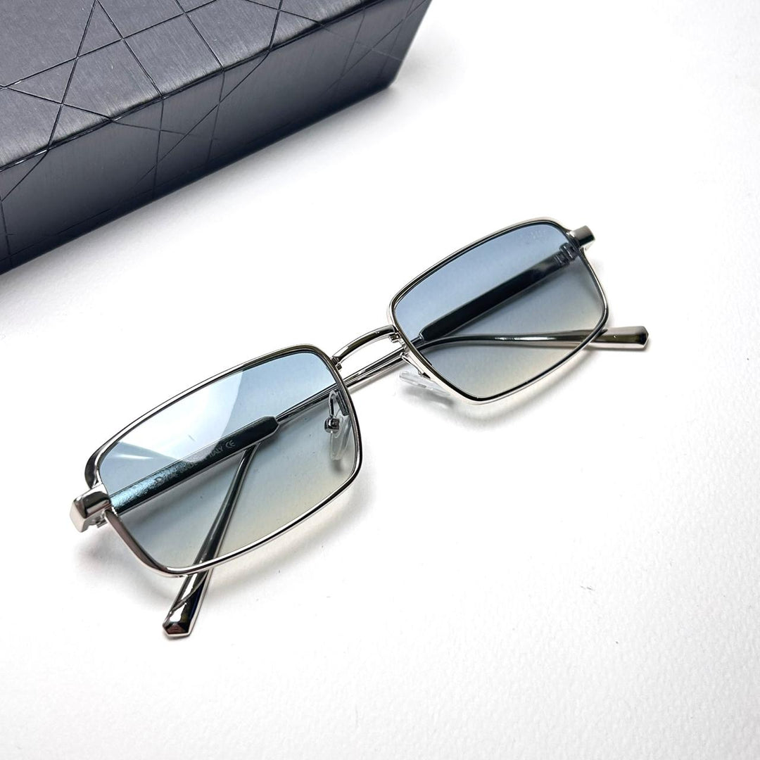 Dior Rectangular Cannage S2U - Ice Blue Gradient